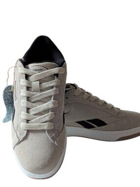 Reebok Suede Light Beige/Blk Forte Lounger Ortholite Sneakers Size 8.5 NWT NWOB